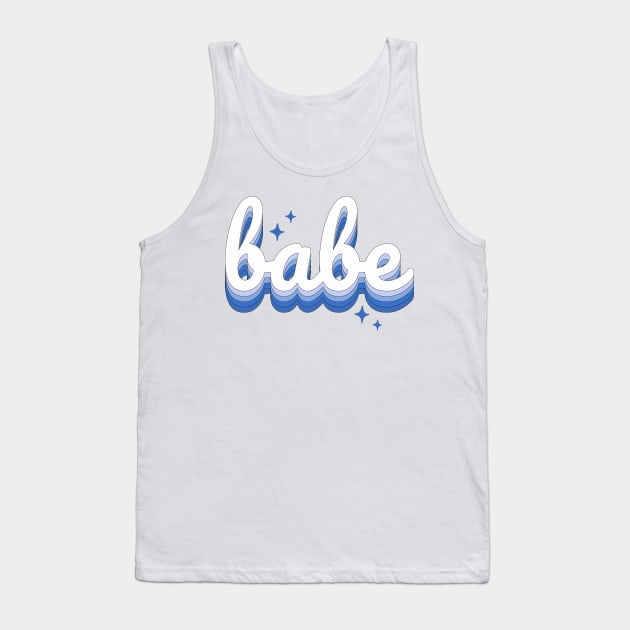 Babe Tank Top by Vintage Dream